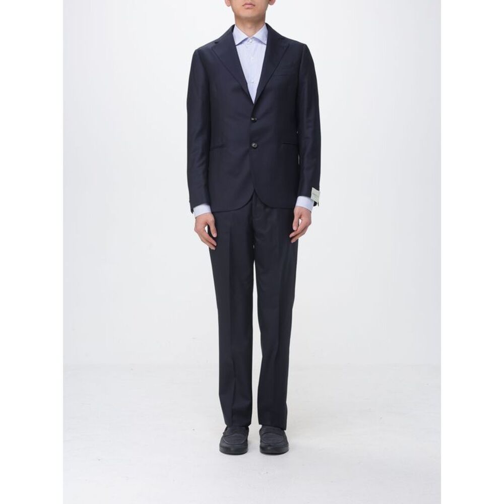 Luigi Borrelli Suit Men Navy